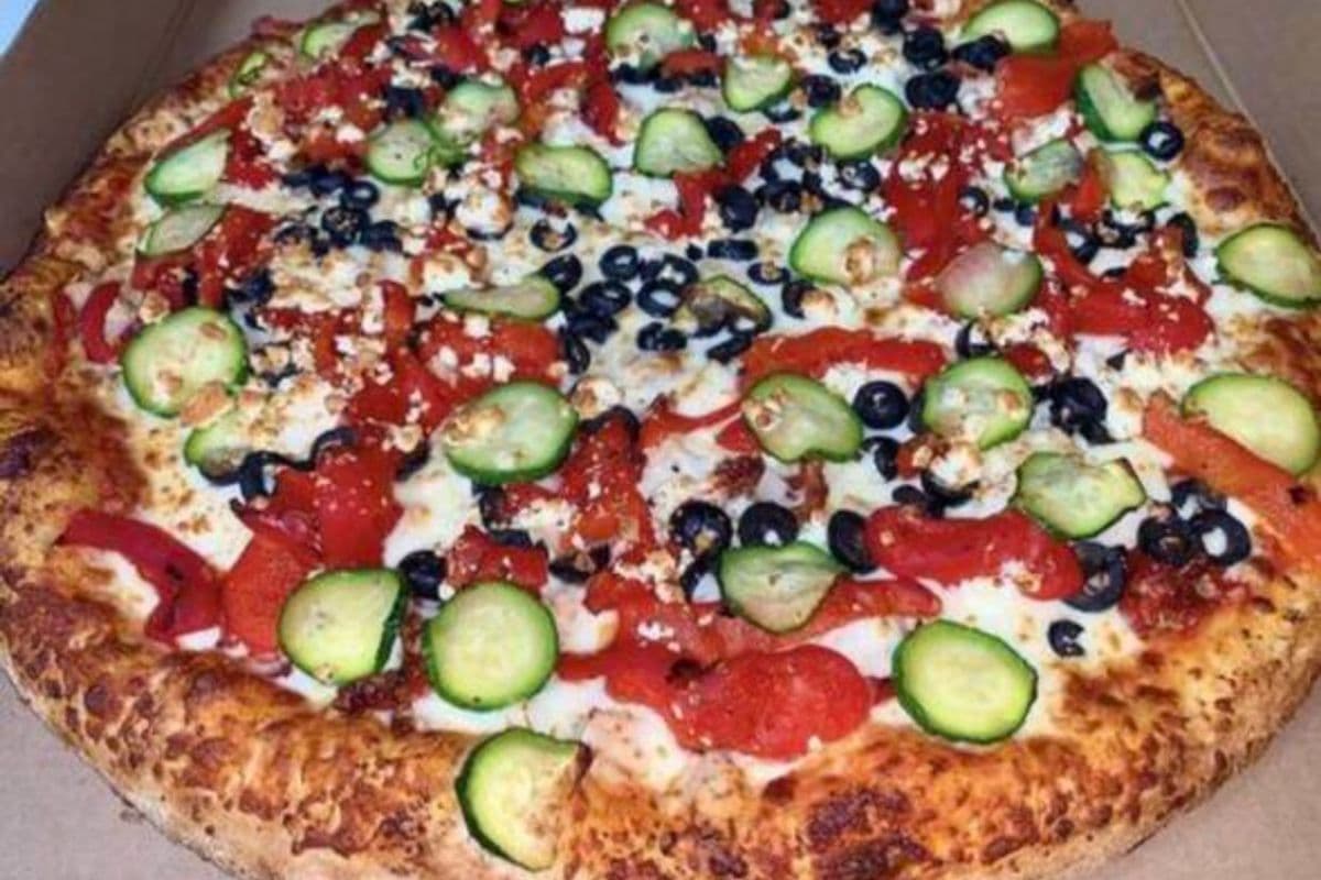Mega Mediterranean Pizza