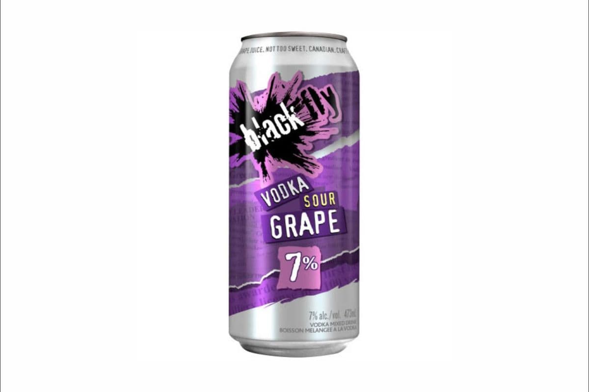 Black Fly Vodka Sour Grape 473ml (1 x 373ml)