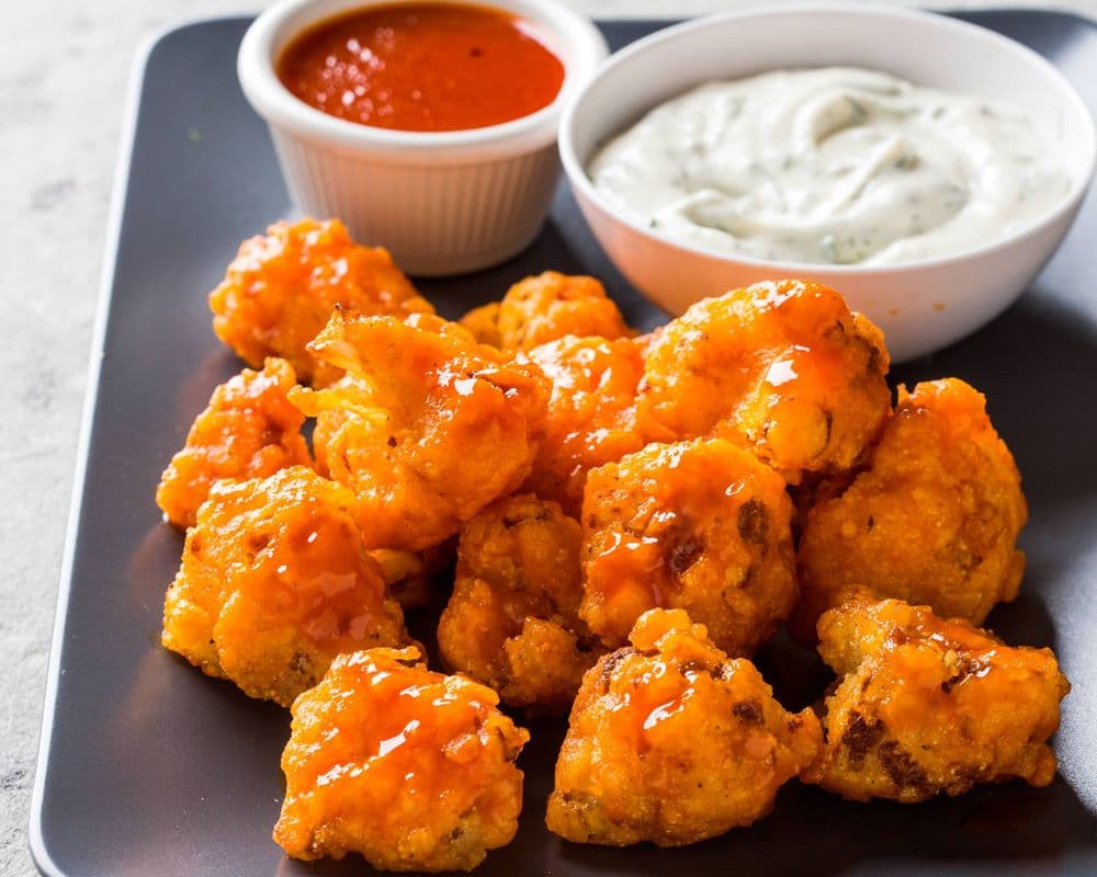 Deep Fried Cauliflower Bites