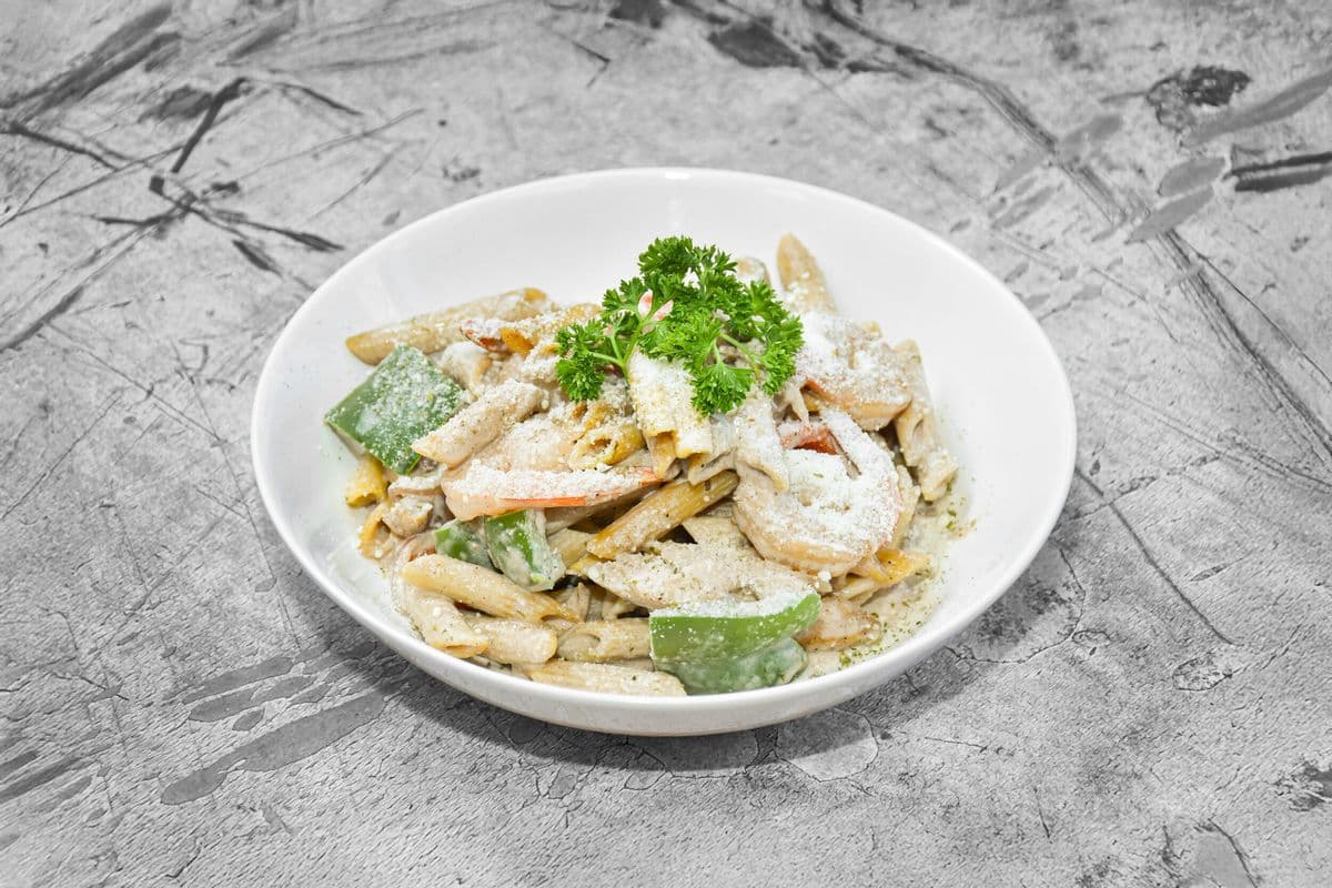 Rasta Pasta - Chicken & Shrimp (halal)