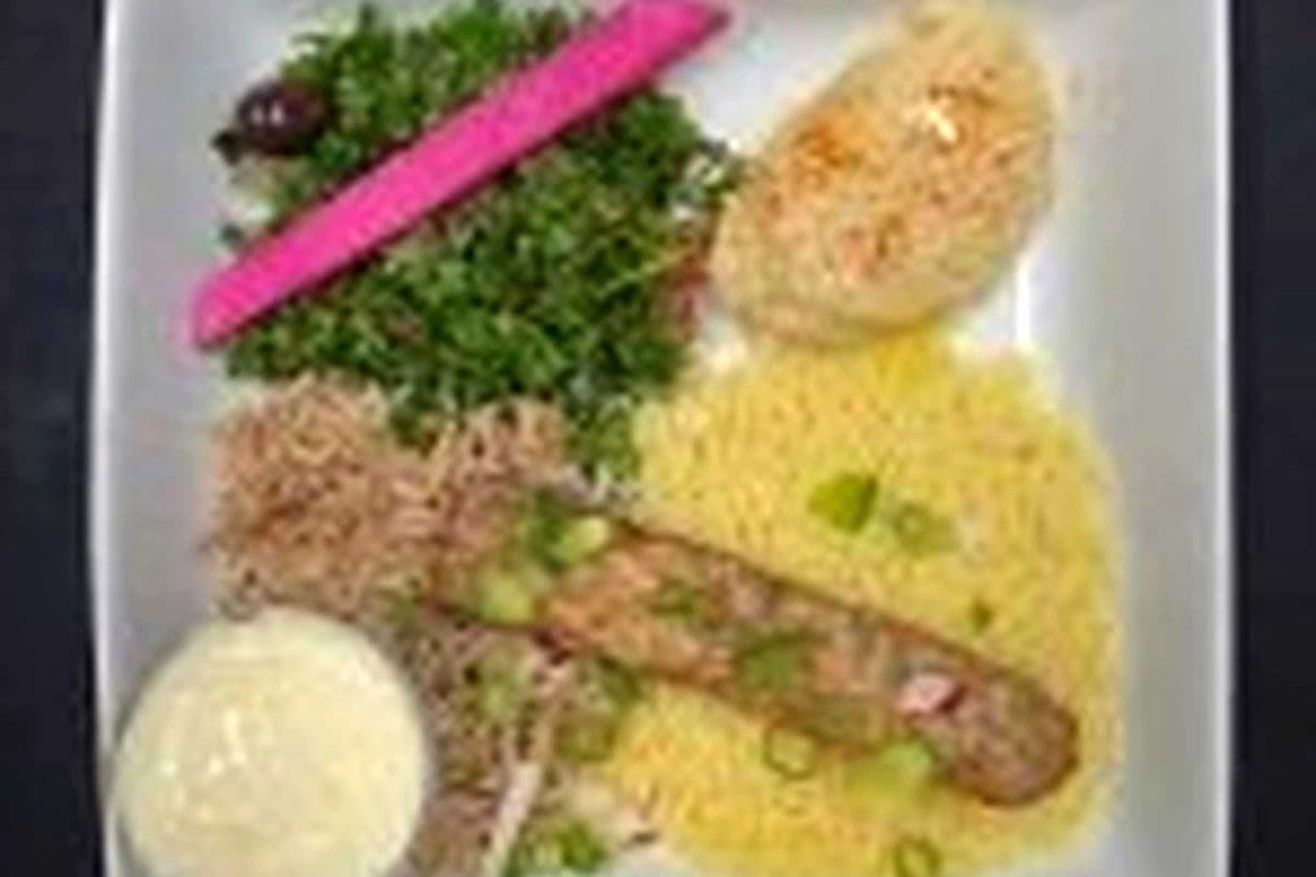 Assiette mod. tempeh taouk