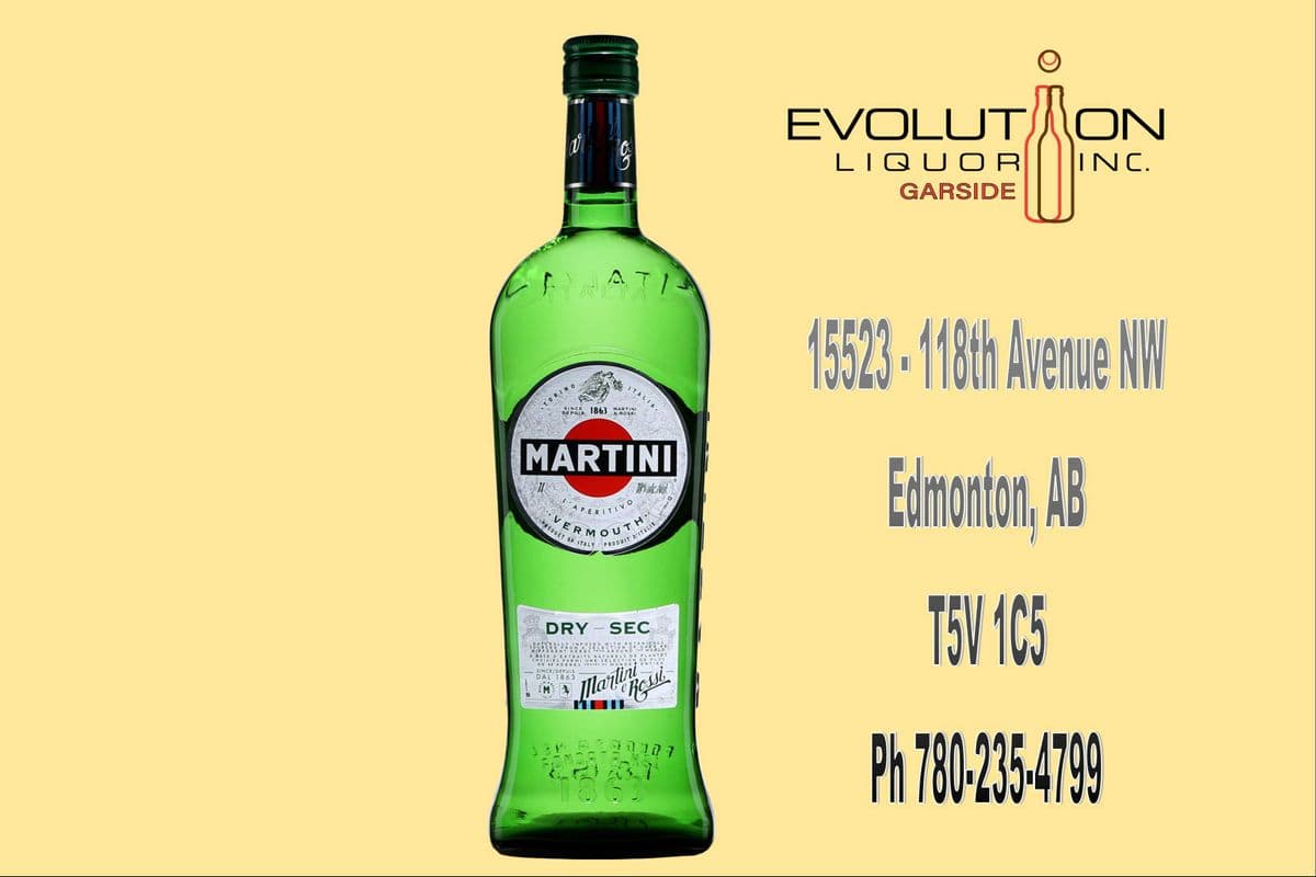 Martini Vermouth Dry-Sec (1 x 500ml Glass Bottle)