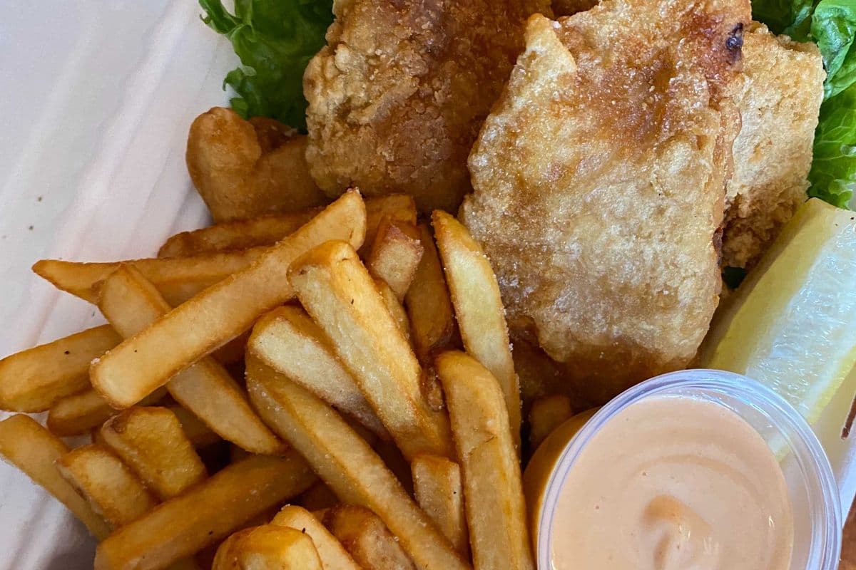 Fried Chicken and Fries
