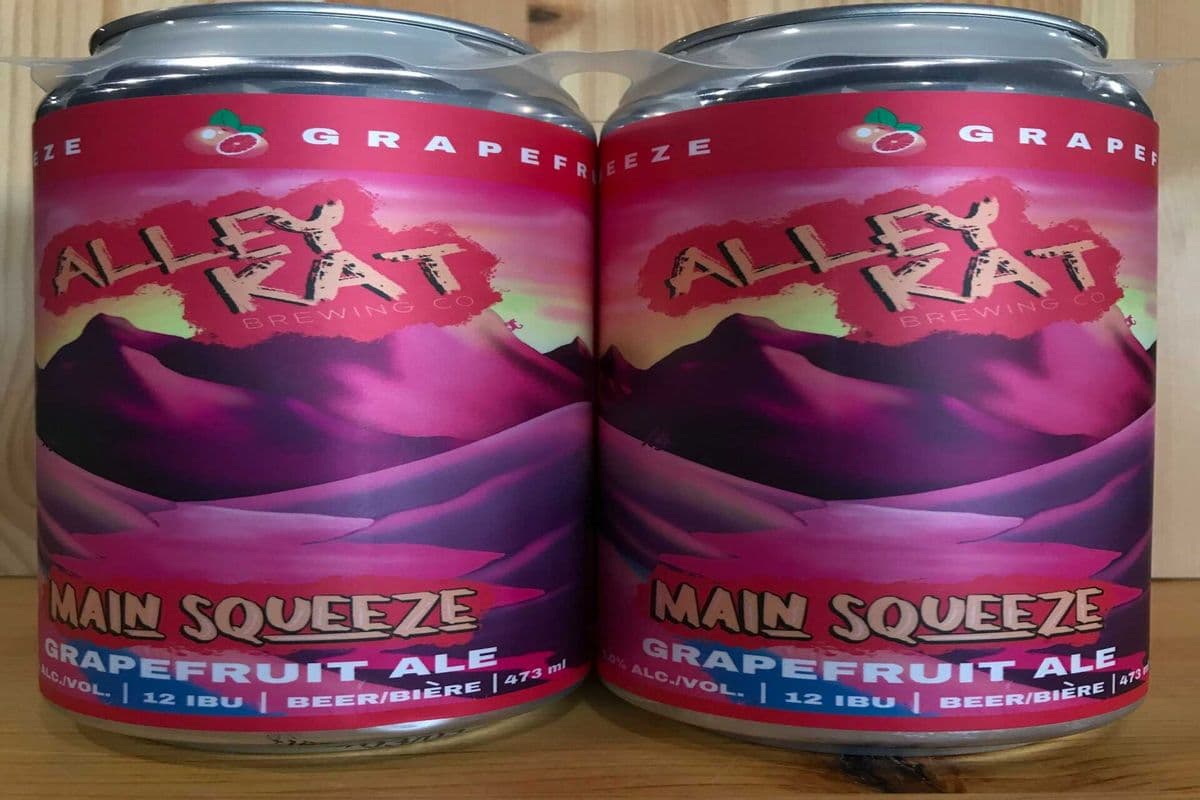 ALLEY KAT MAIN SQUEEZE GRAPEFRUIT ALE 4 CANS (4 x 473ML)