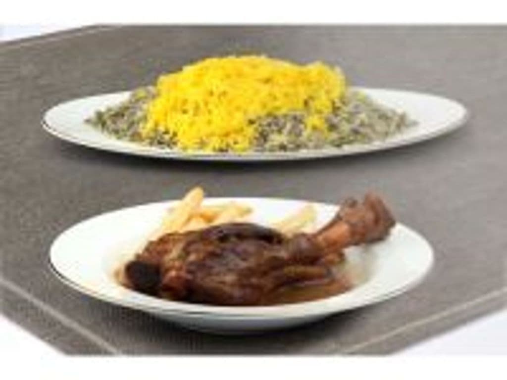 Fava Bean Rice and Lamb Shank