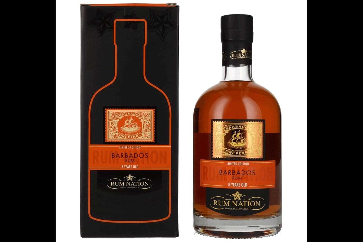 RUM NATION BARBADOS 8 YEARS OLD (1 x 750ML)