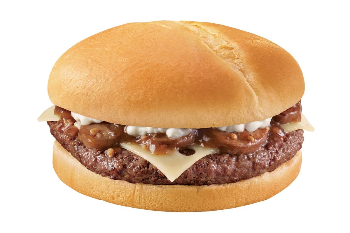 Mushroom Swiss GrillBurger (1/4 lb)