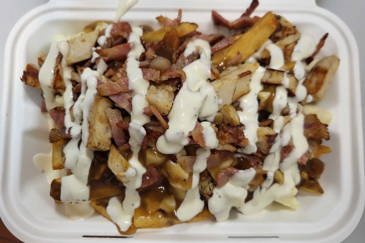 Chicken Bacon Ranch Poutine