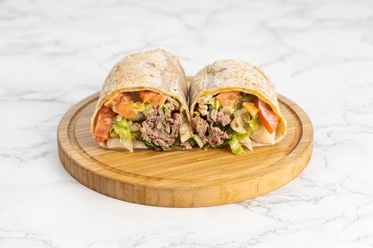 Beef Seekh Kabob Wrap
