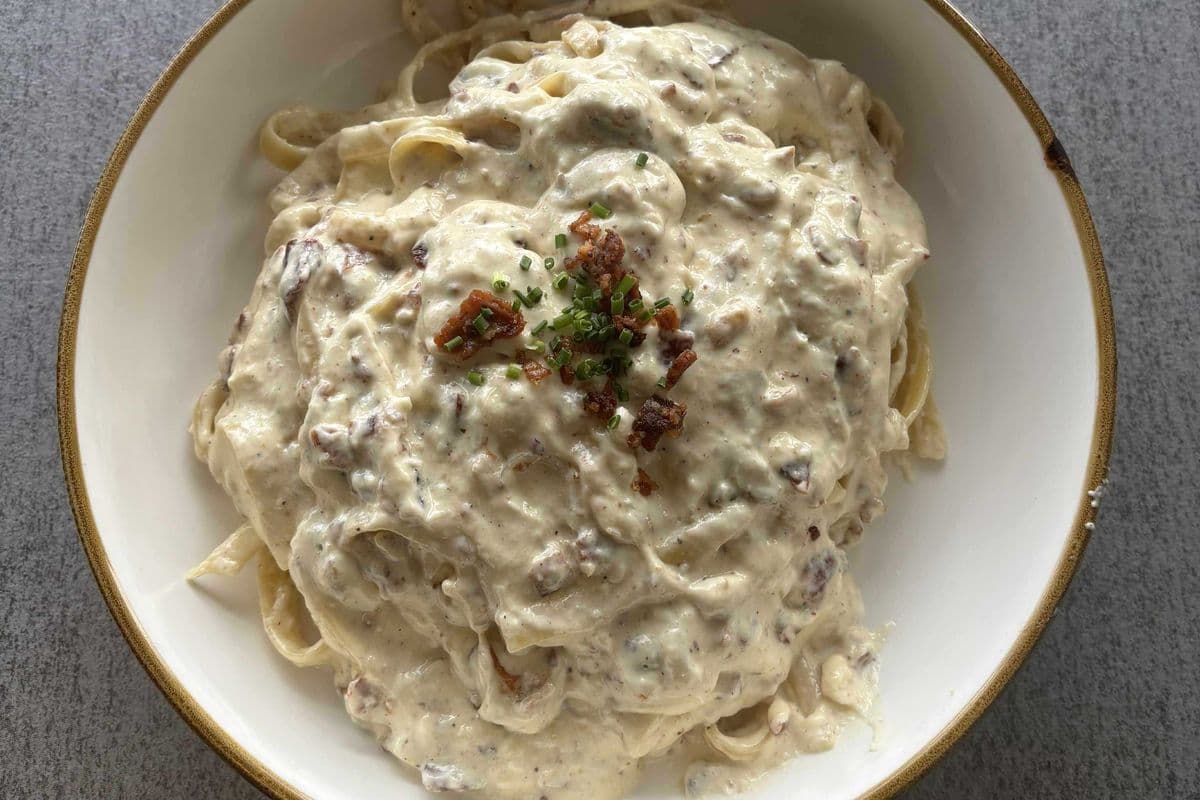 Fettucini carbonara "régulier" '/ "Regular"