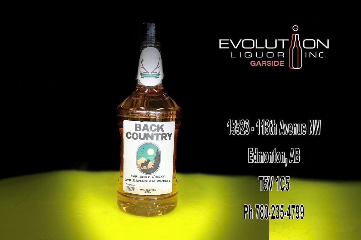Back Country 3Yr Canadian Whisky 1750P (1 x 1750ml Plastic Bottle)