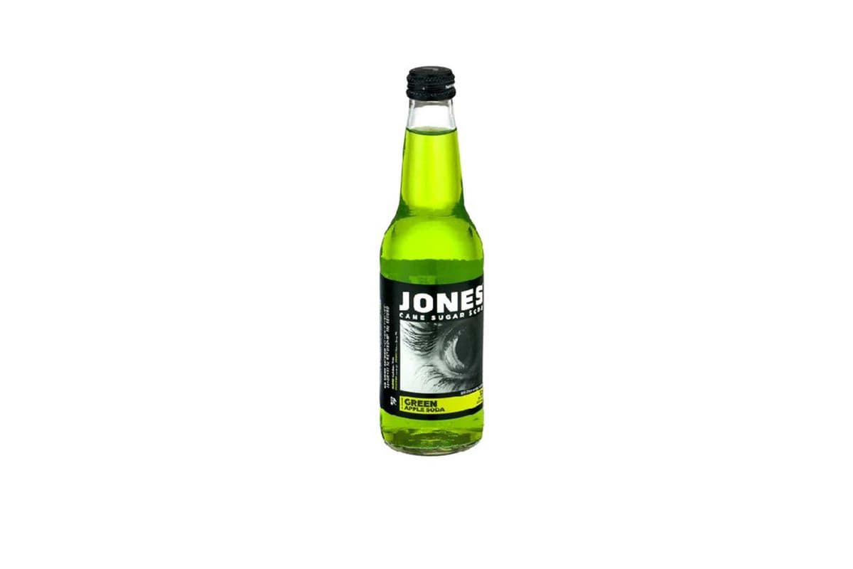 Jones Cane Sugar Soda- Green Apple Soda (355 ml)