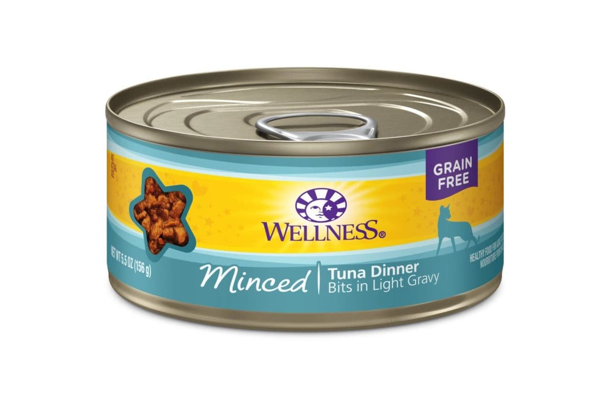 Wellness Complete Health Grain-Free Minced Tuna Dinner Wet Cat Food Cans (5.5 oz)