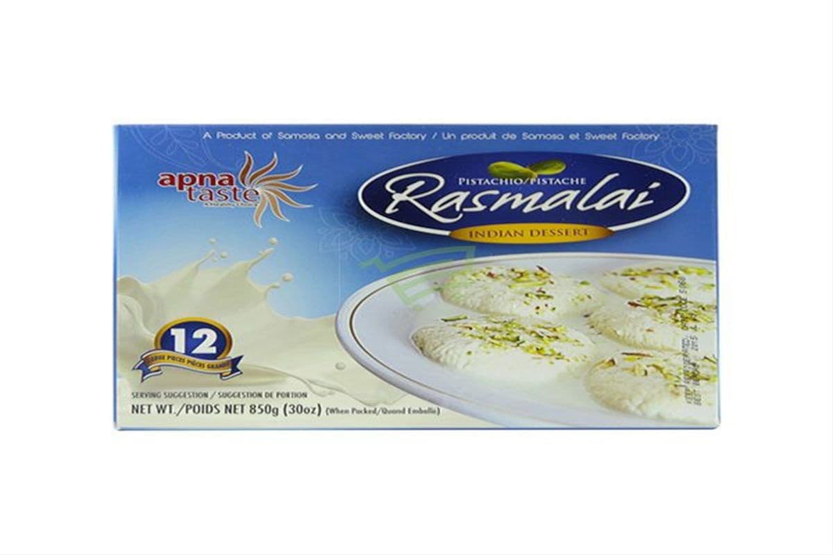 Apna Taste Rasmalai Pistachio (12s)