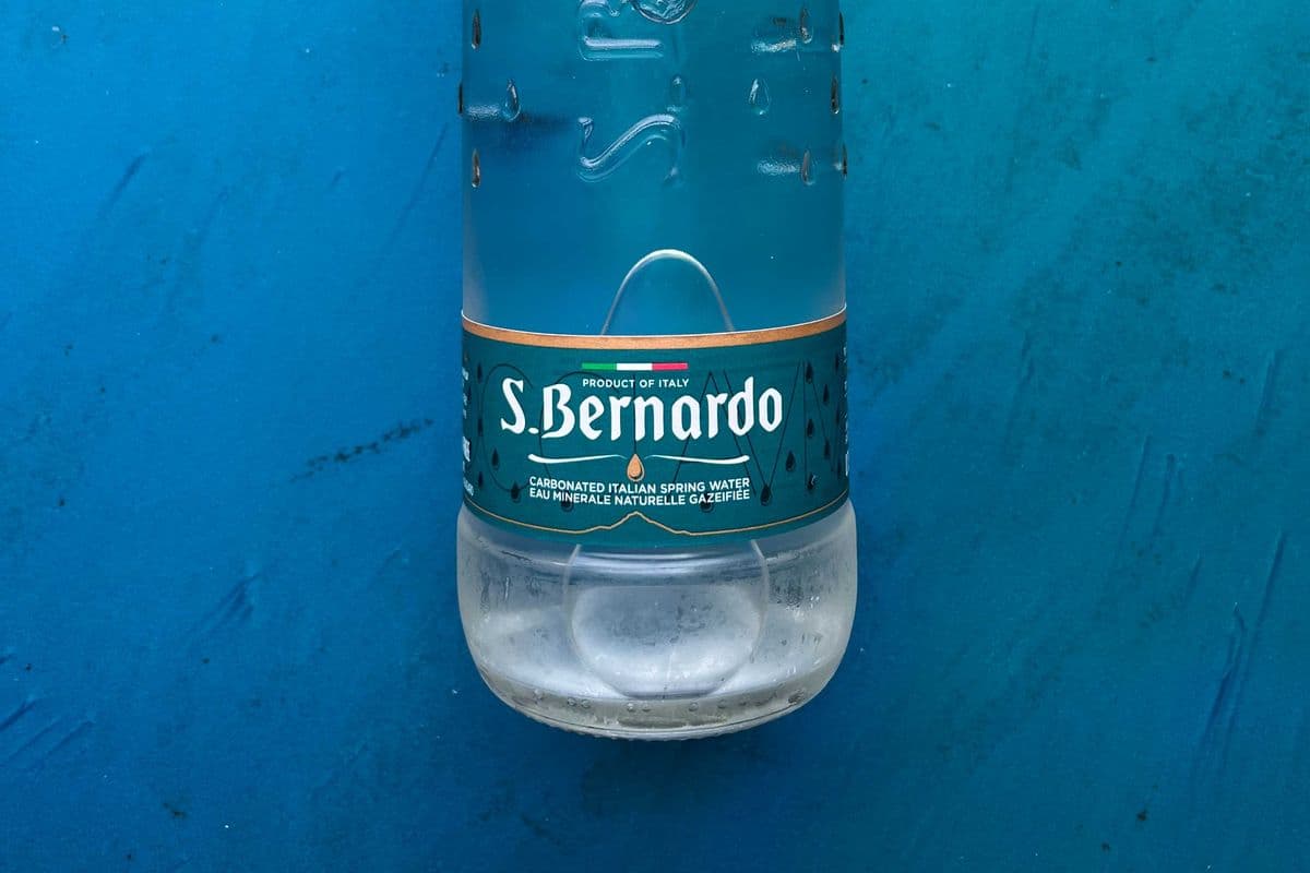 Imported Sparkling Water Bottle