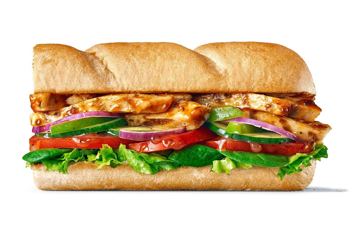 6" Sweet Onion Chicken Teriyaki Sub (340 Cals)