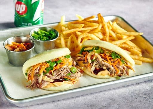Trio Bao burger porc / Trio Pork Bao Burger