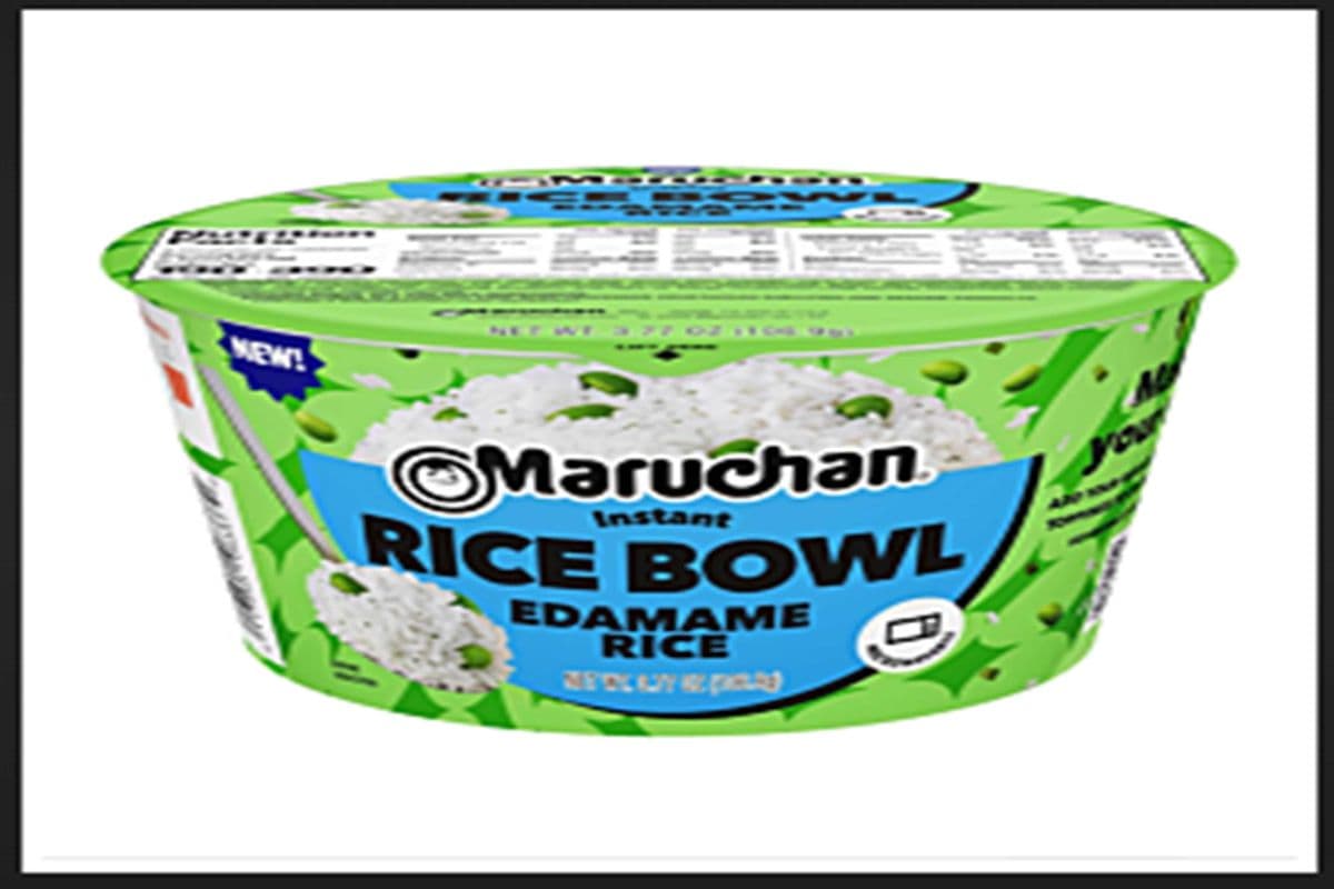 Maruchan instant rice bowl edamame rice