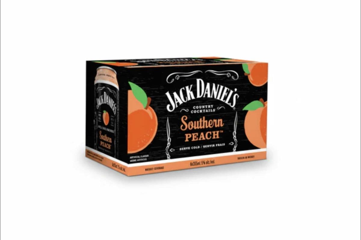 Jack Daniel's Jd Country Cocktail Southern Peach (6-Pack) (6 x 355ml)