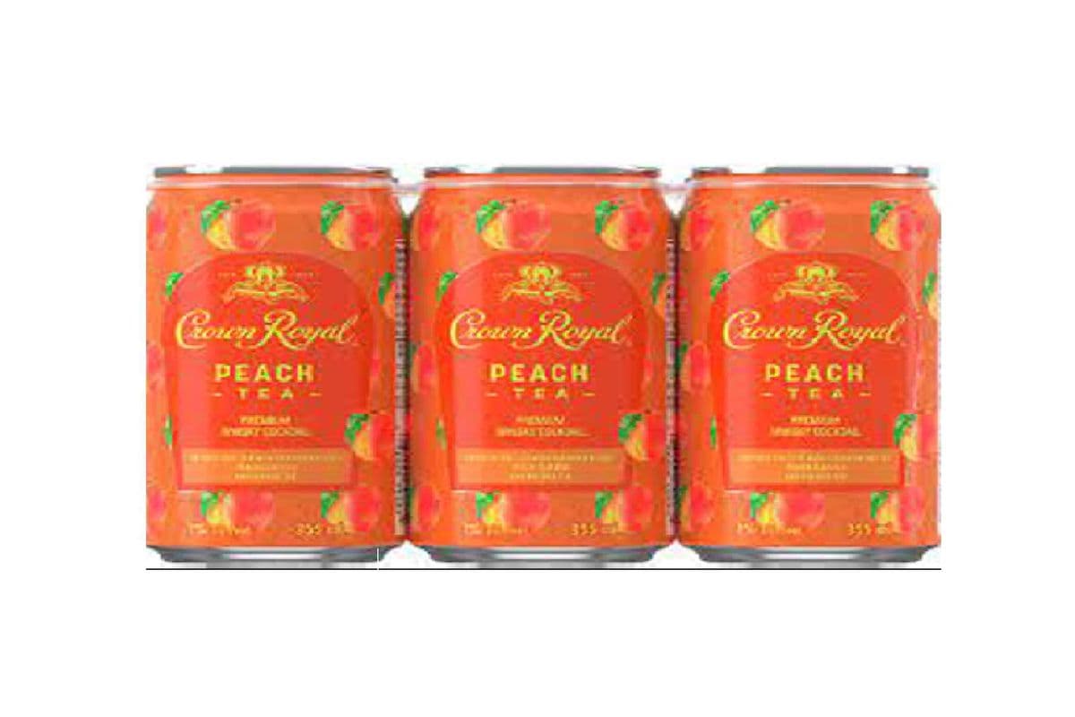 Crown Royal Peach Tea (6 x 355 ml Cans)