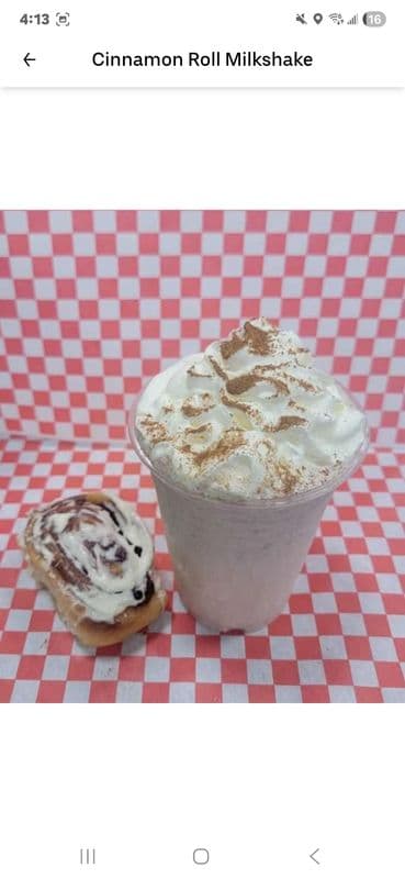 Cinnamon Roll Milkshake