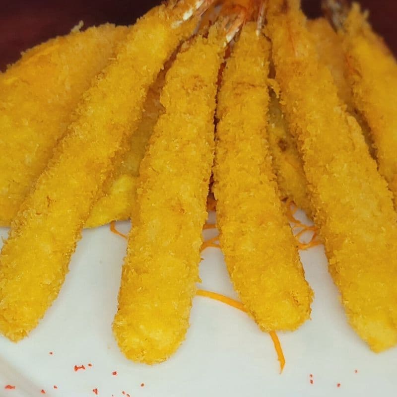 Crevettes tempura / Tempura shrimp