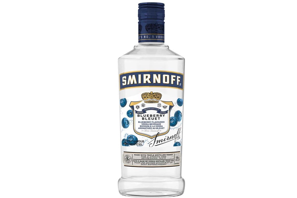 SMIRNOFF BLUEBERRY VODKA 750 ML (1 x 750 ML)