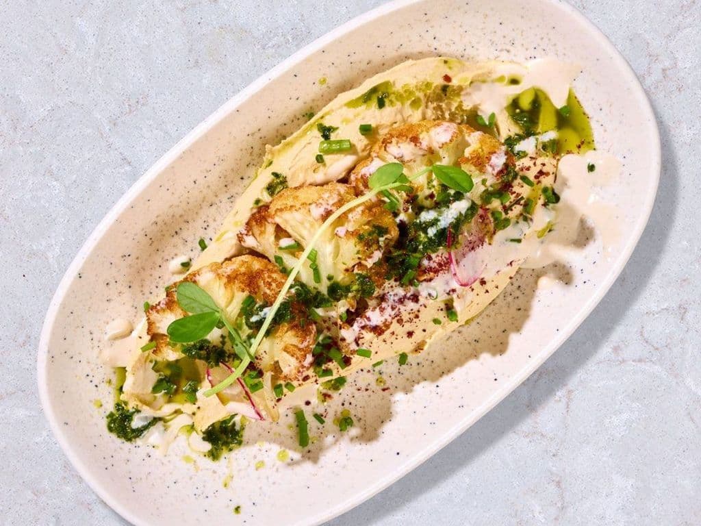 Legendary Hummus + Crispy Cauliflower