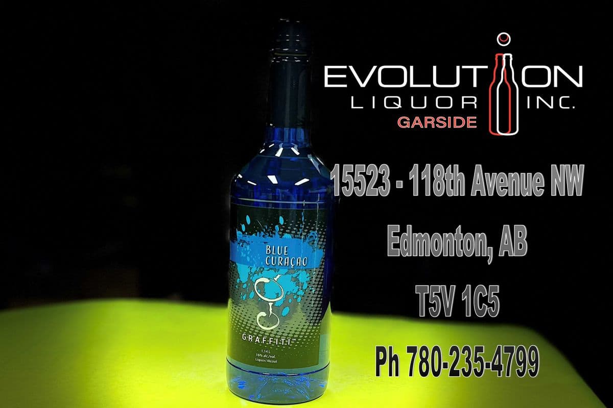 Graffiti Blue Curacao Bleu 1140P (1 x 1140ml Plastic Bottle)