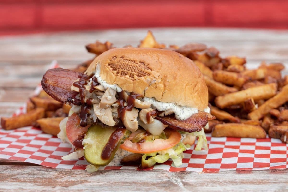 Marvellous Mushroom Mozza Burger