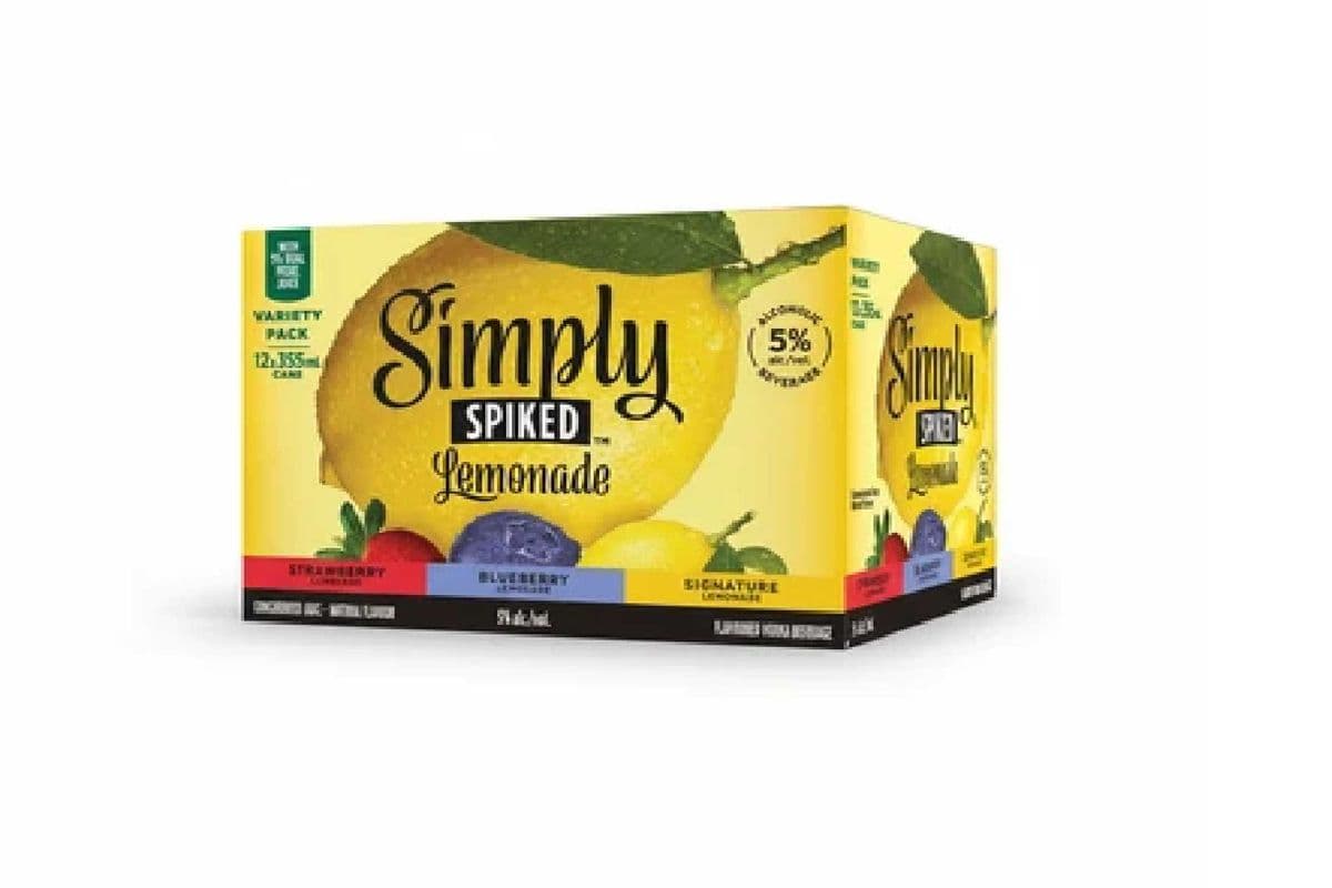 Simply Spiked Lemonade Mixer (12 Pack) (12 x 355ml)