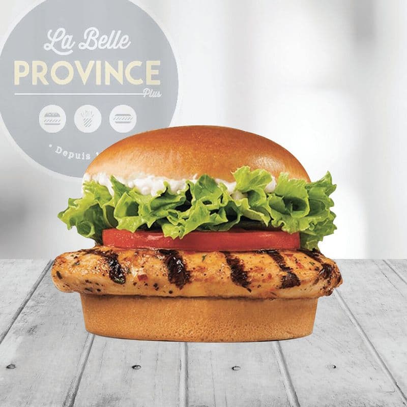 Hamburger poulet grillé