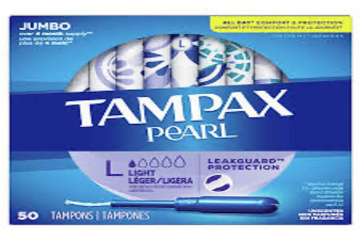 Tampax Pearl Plastic Tampons Regular (10 ct)
