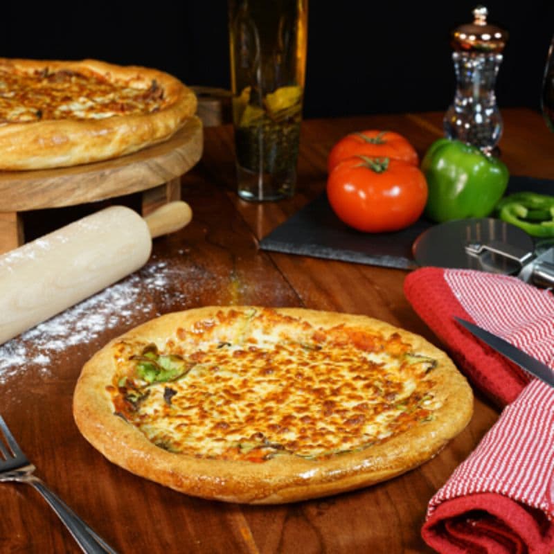 Moyenne pizza poivrons verts / Moyenne pizza poivrons verts