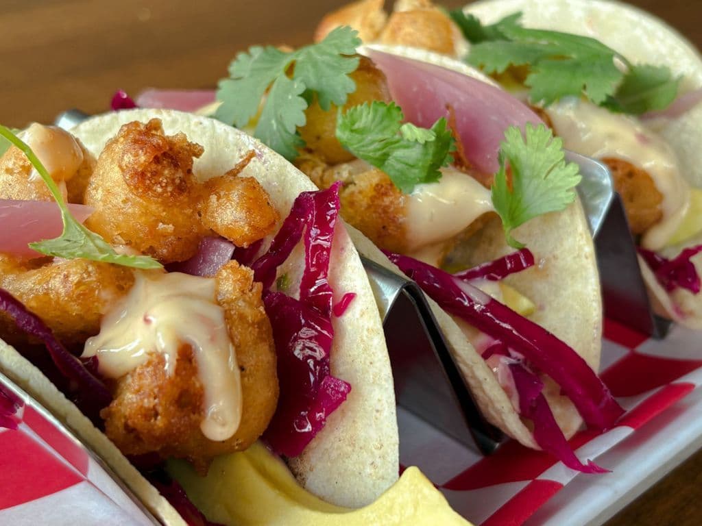 Fried Cauliflower Tacos