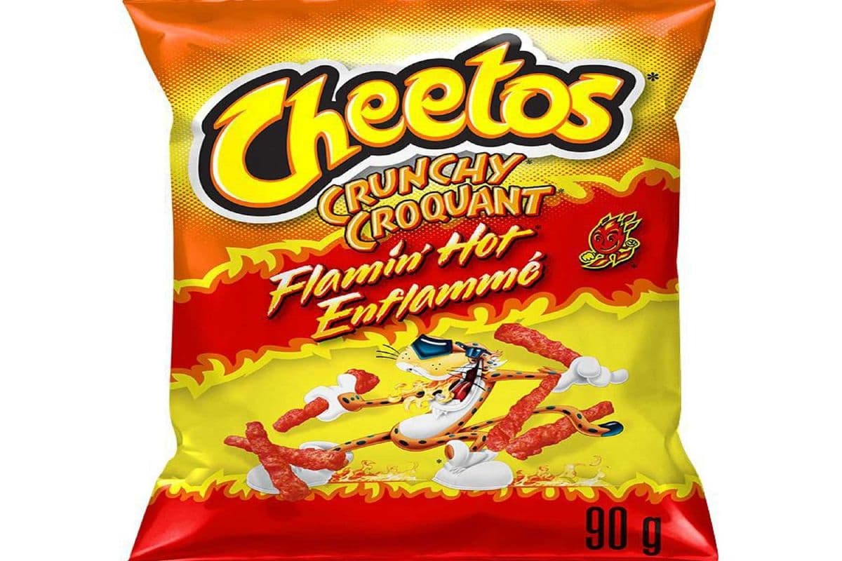 Frito Lay Cheetos Crunchy Croquant Flamin Hot (90g)