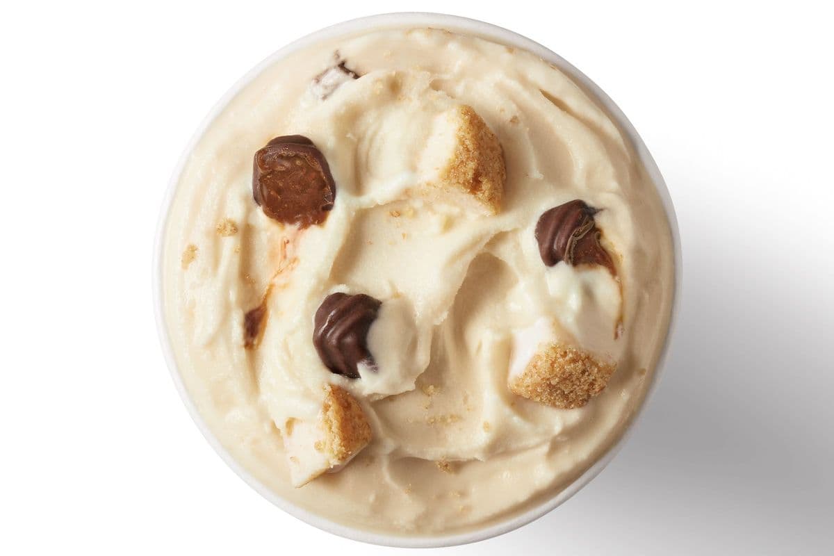 Caramel Fudge Cheesecake Blizzard® Treat