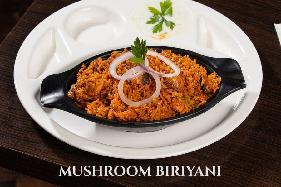 Mushroom Biriyani