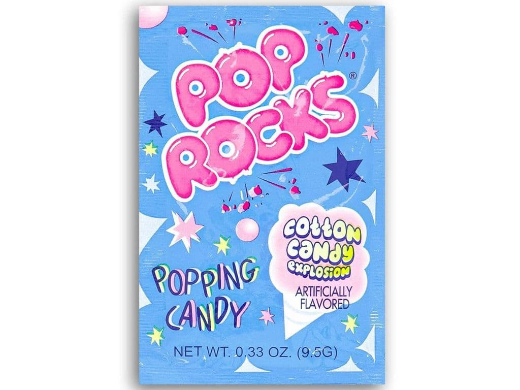 Pop Rocks Cotton Candy Popping Crystals 9.5g Sweet