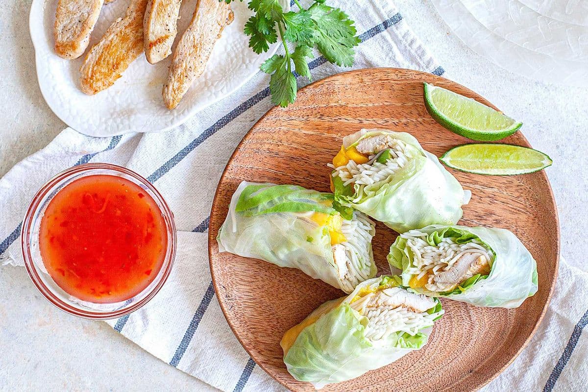 Salad Rolls (BBQ Chicken)(2 pcs)