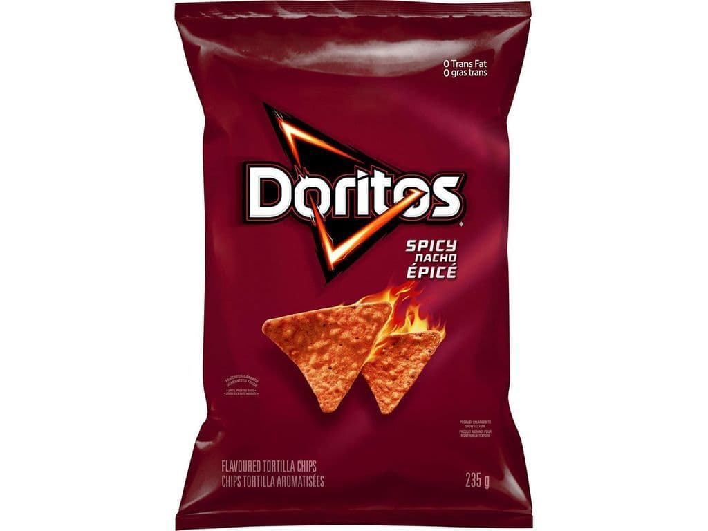 Doritos Spicy Nacho Corn Chips 235g