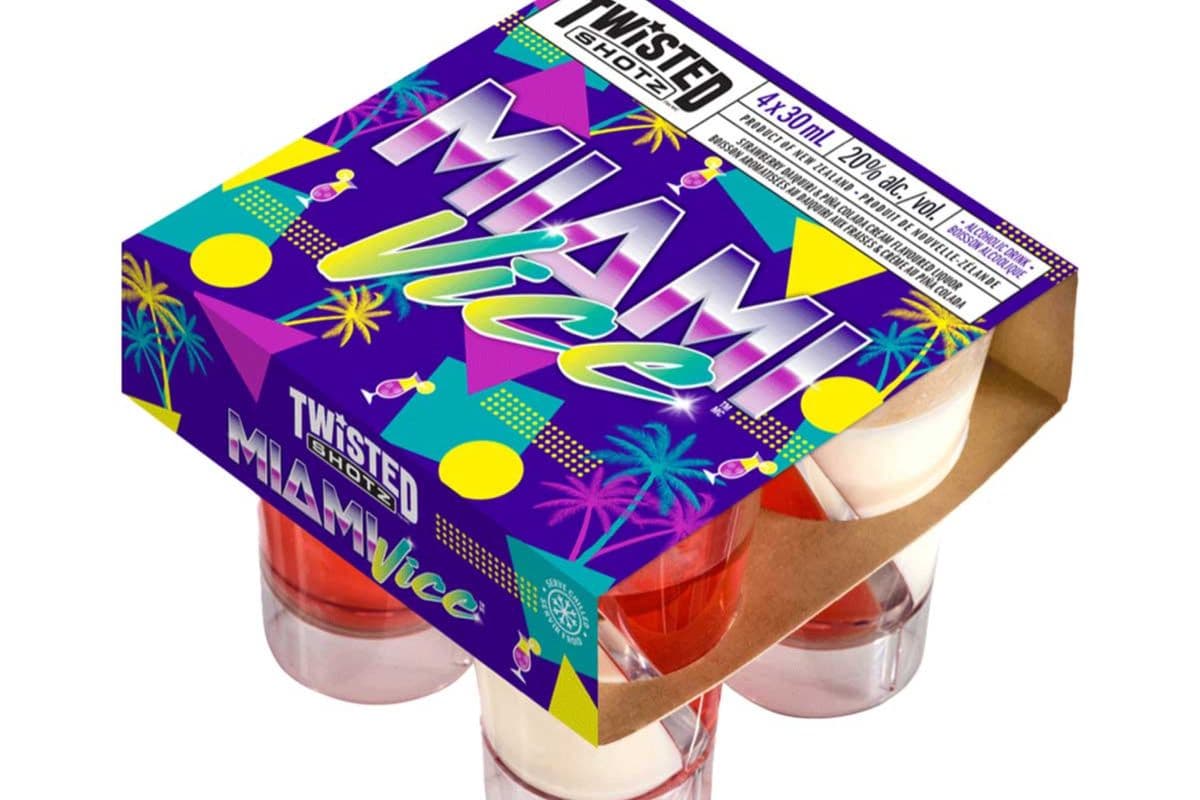 Twisted Shotz Miami Vice (4 x 30ml)