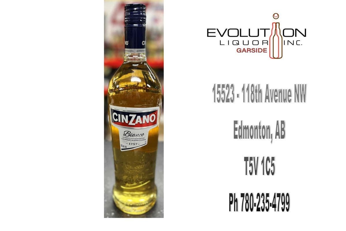Cinzano Bianco 1000G (1 x 1L Glass Bottle)
