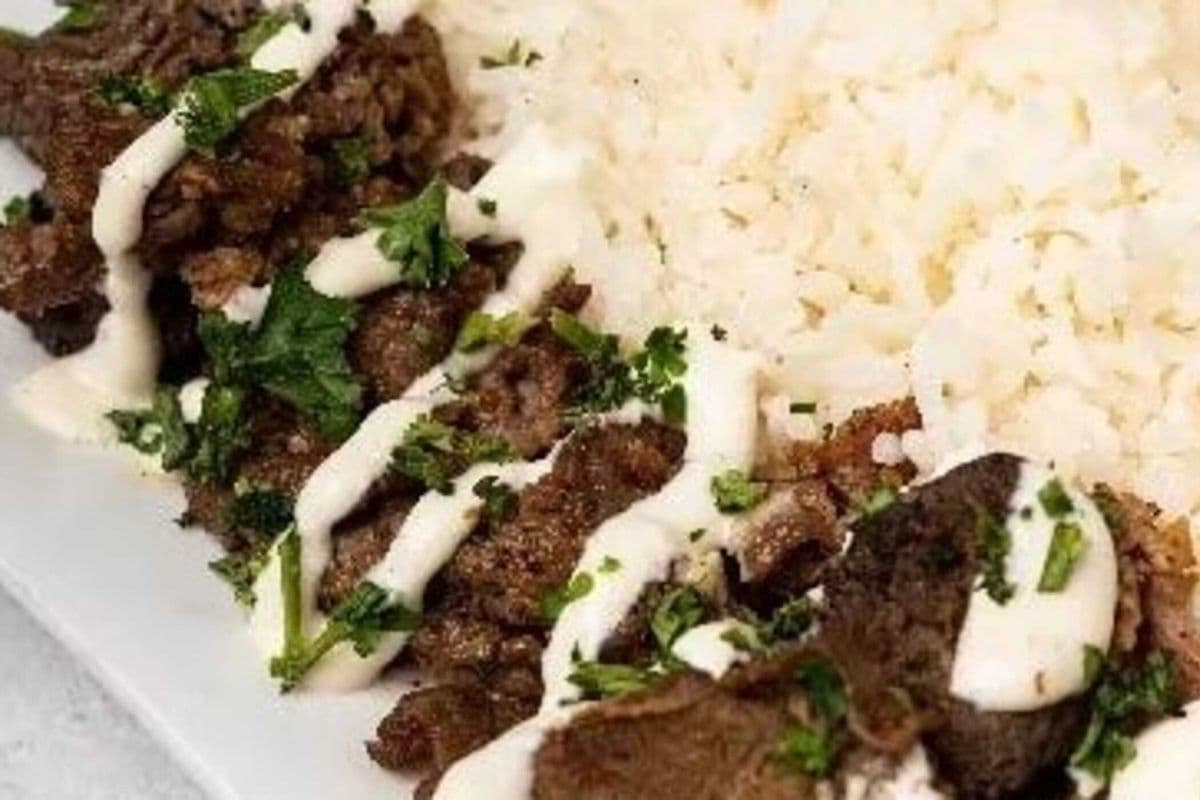 Beef & lamb Shawarma On Seasoned Basmati Rice Express Pack