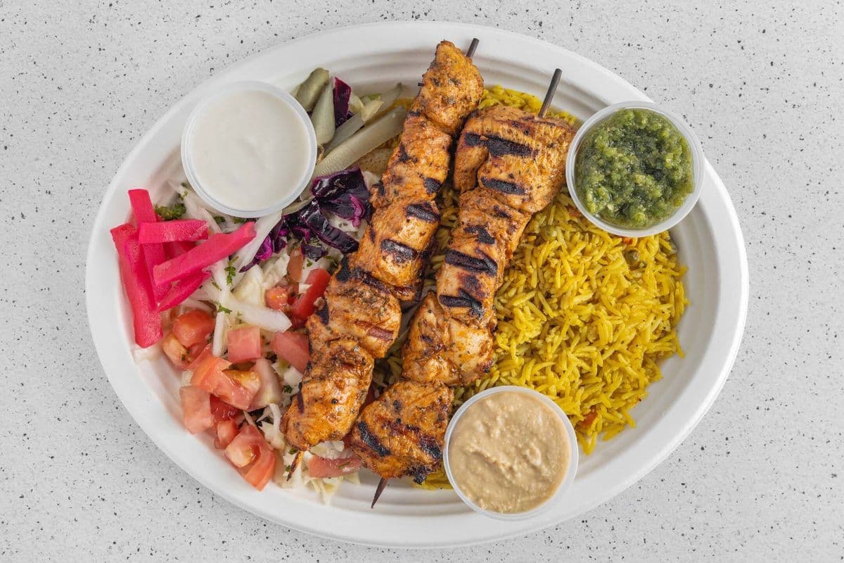 Shish Tawook Plate