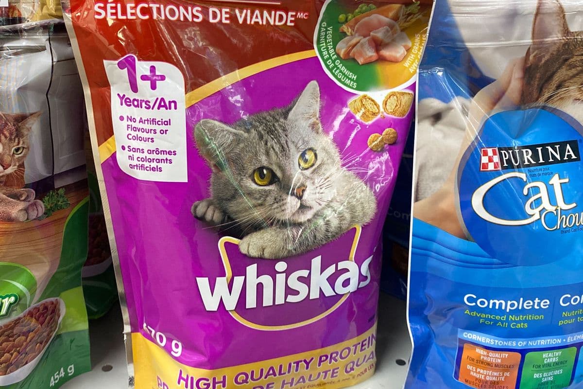 Whiskas high quality protein cat food (670g)