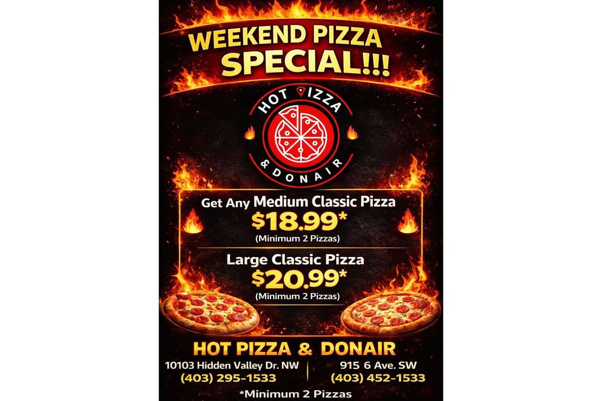 🔥Weekend Large Pizza!!!! ($20.99 each)
