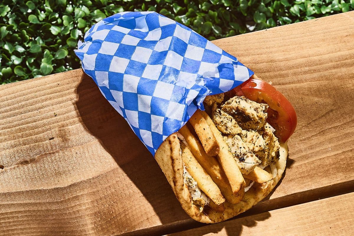 Chicken Souvlaki Wrap