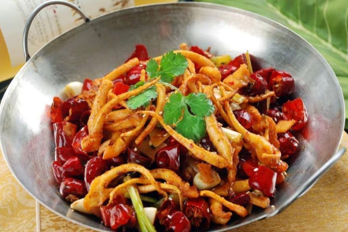 Spicy Squid Dry Pot 香辣魷魚干鍋