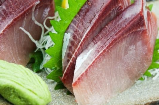 55. Hamachi Sashimi